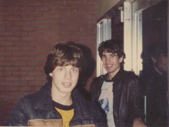 Loitering by the exits.  ~1984