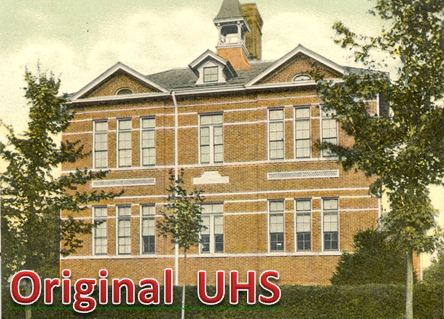 The old Uxbridge High School - across from Trinity United Church (obviously it's not there anymore)