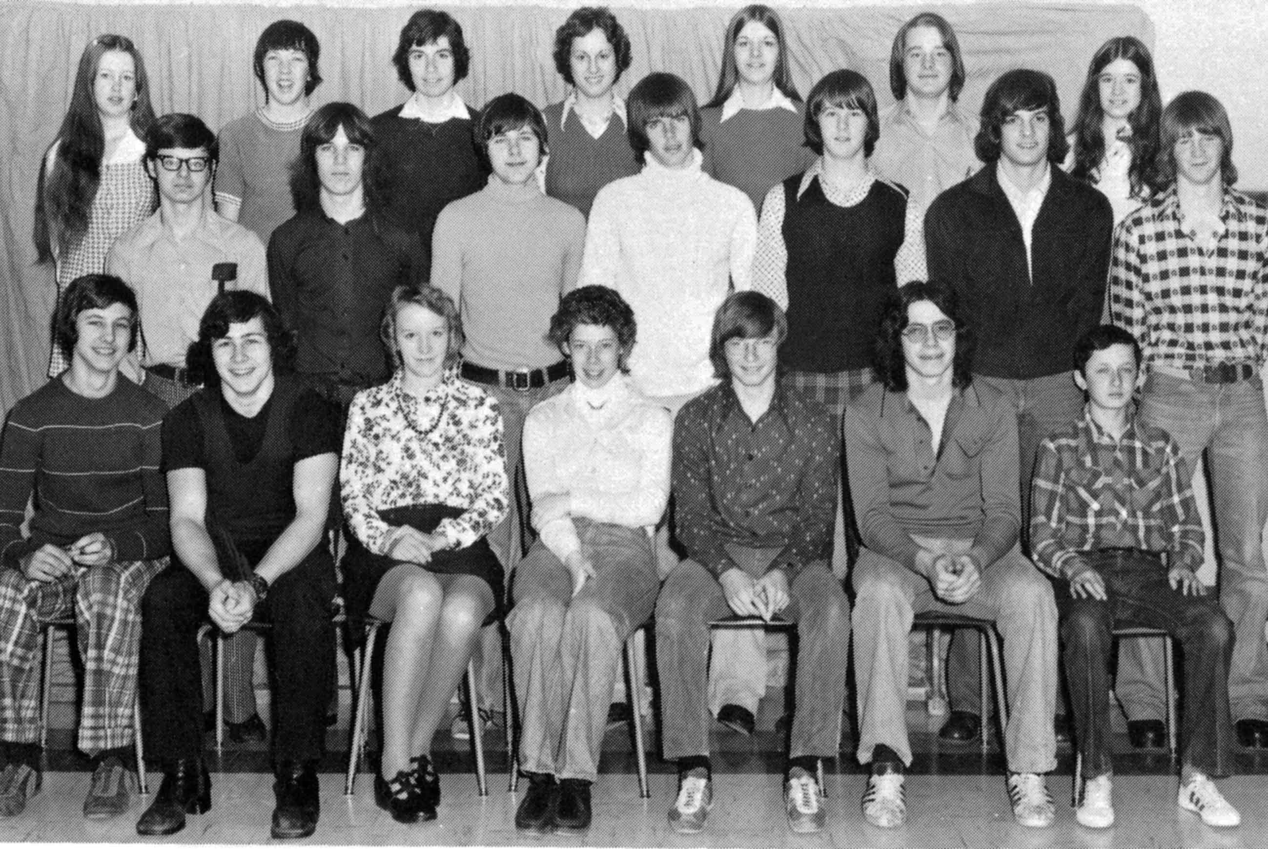 (Click to magnify)  NO CAPTIONS ... Jane Kydd - middle front row.