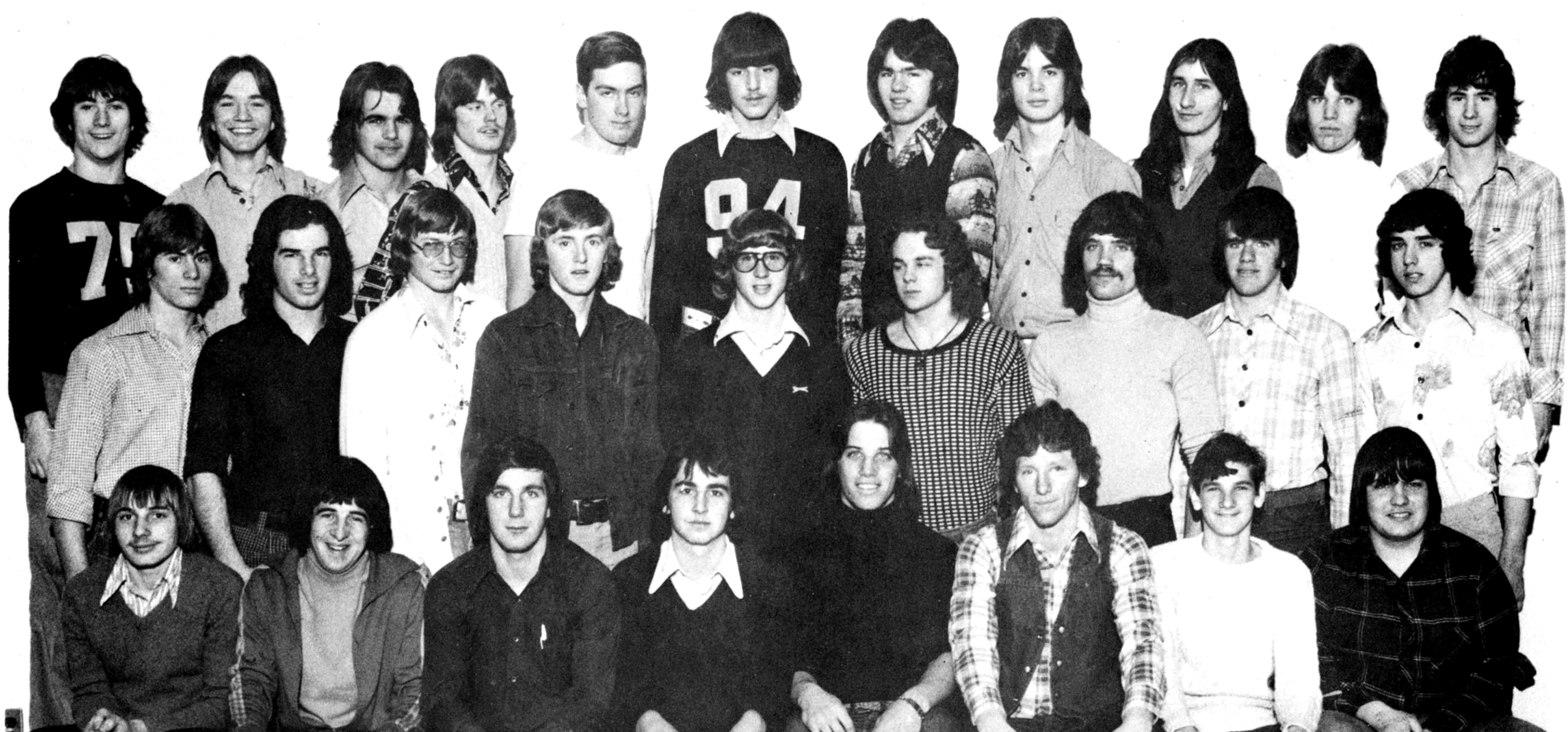 (Click to magnify) NO captions (alas!) However, we have Darryl Horne (bottom left), Eldon Wagg (2nd from right, bottom row), Craig Morrison (2nd left, top row). Other names - but no location in photo given: Bill Newton, Steve Shortt, Greg Rutherford, Tony